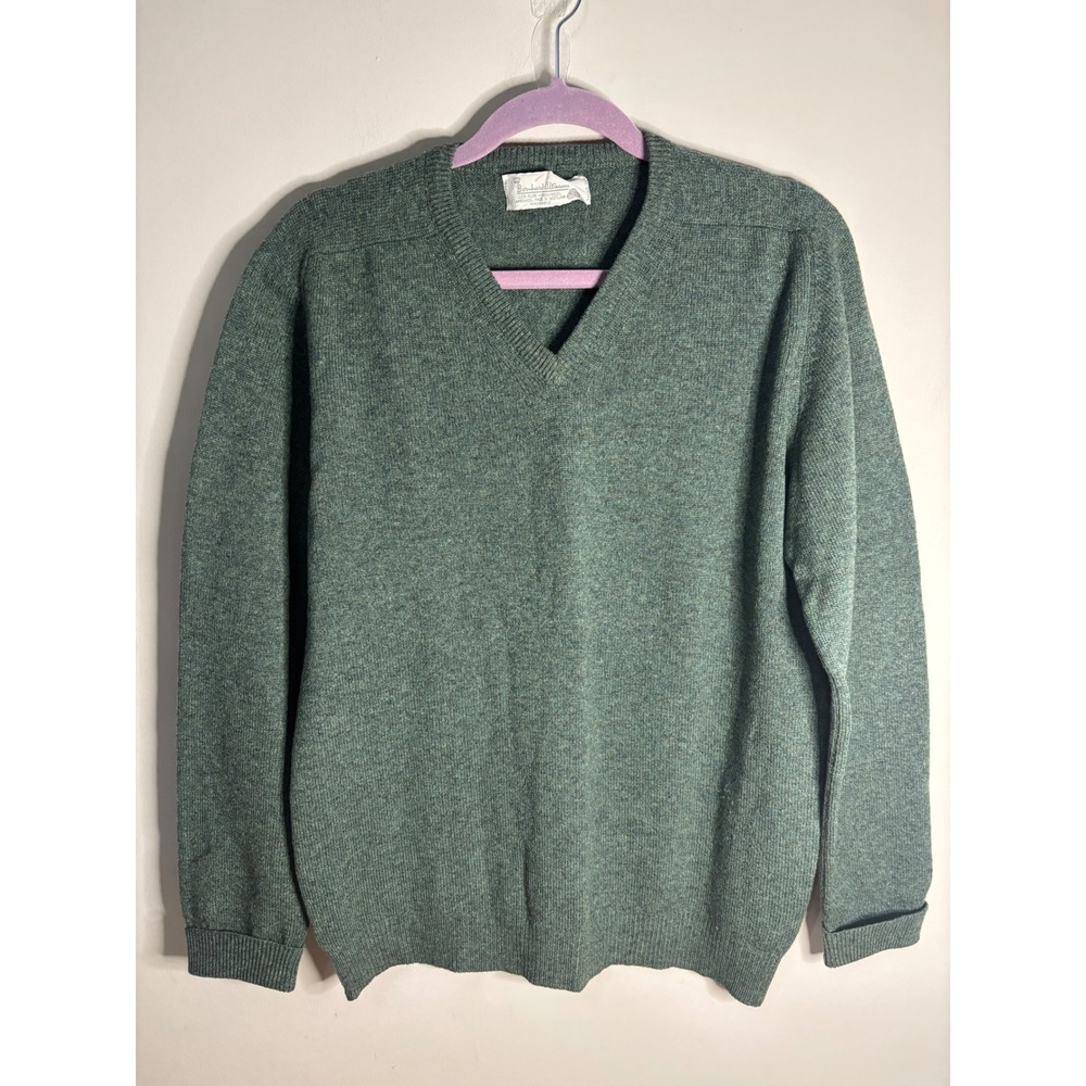 Bernhard Altmann Mens 100 Pure Virgin Lambswool V‎ Neck Sweater Scotland Sz 42